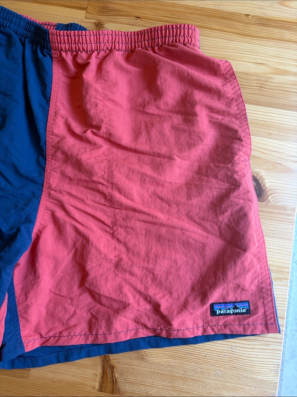 Patagonia Two-Tone Navy and RedSwim Trunks - Picture 5 of 9